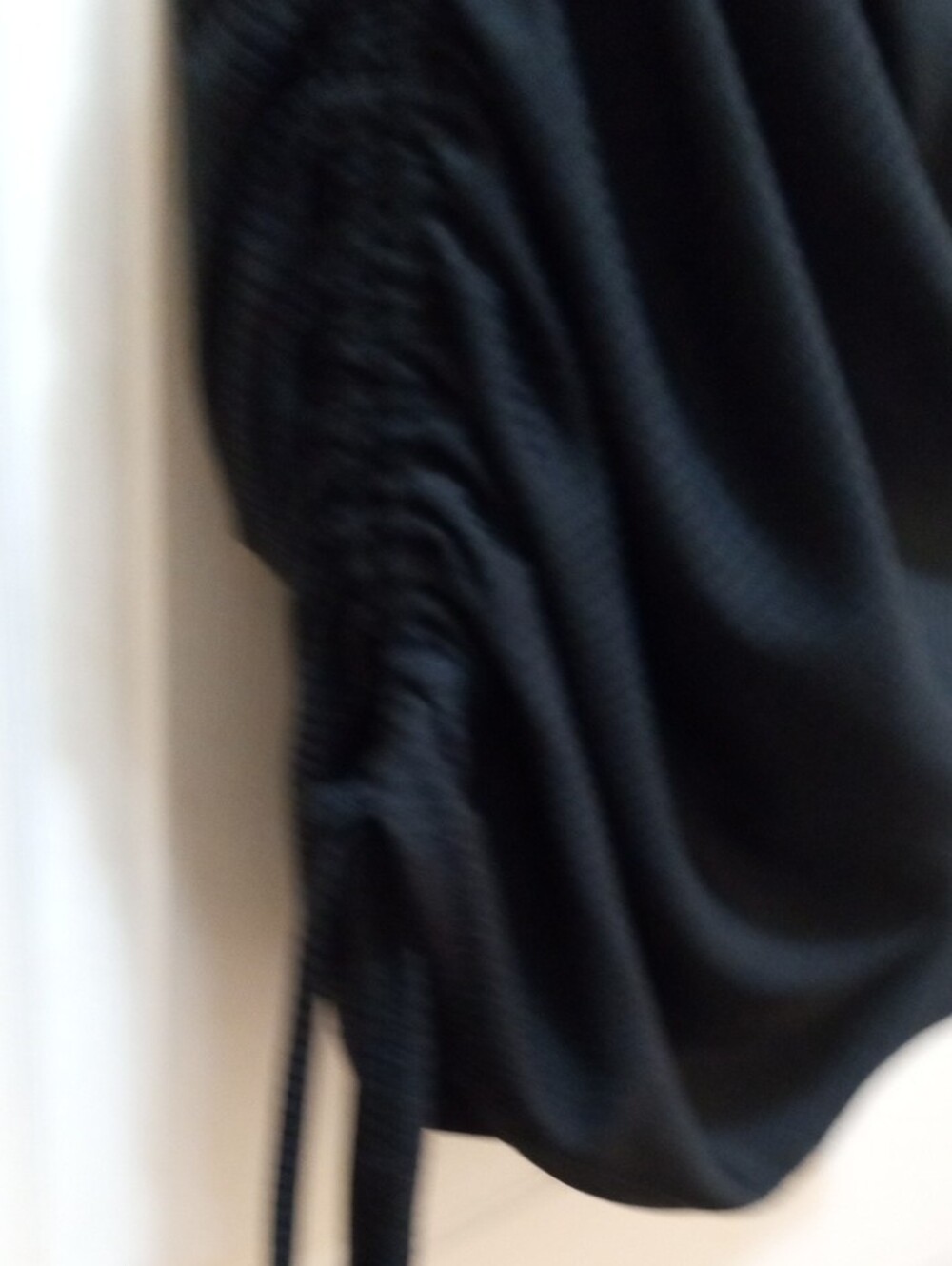 Black Ruched Side Tank Mini Dress - Picture 6 of 8